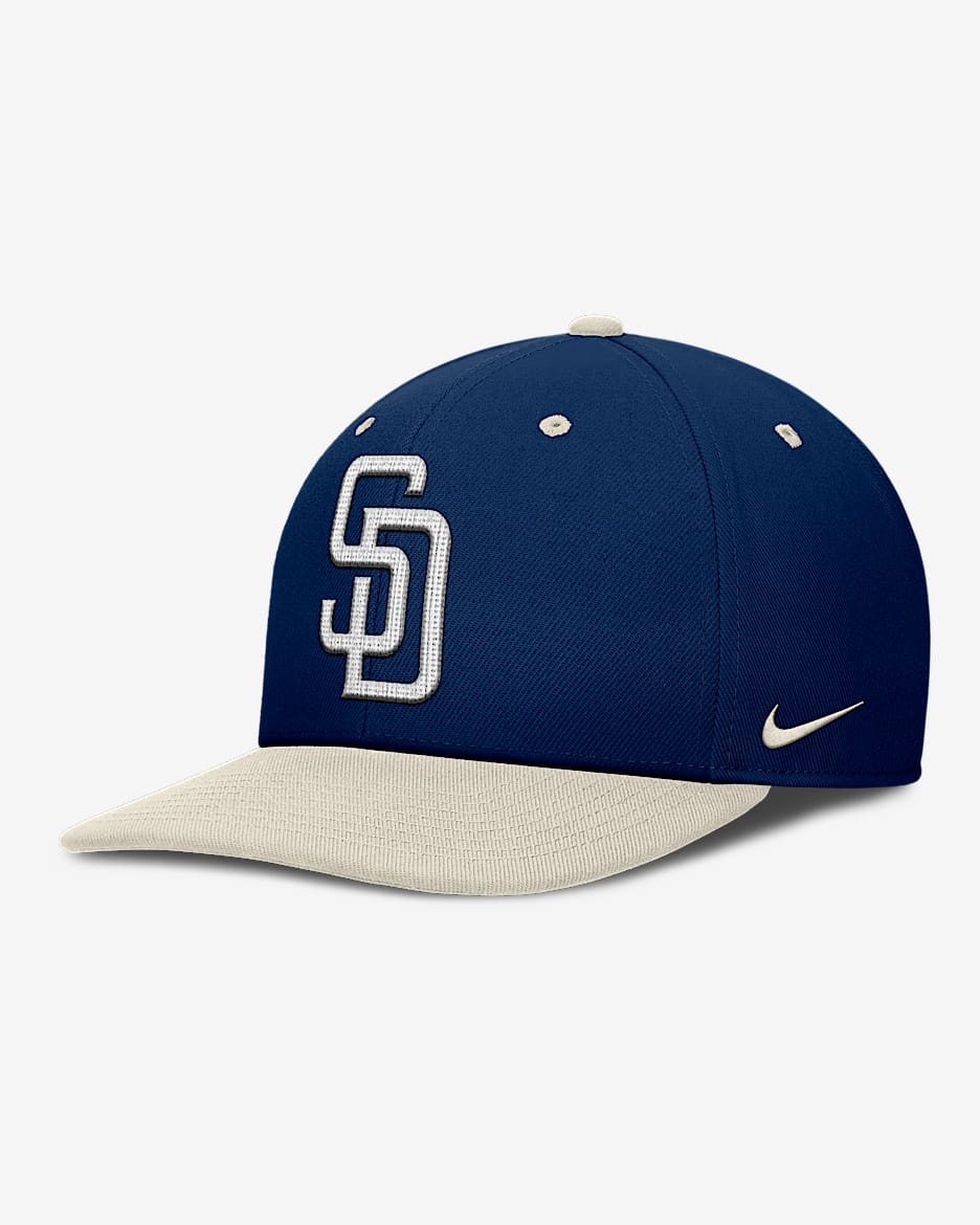 【Nike】San Diego Padres Photo Pro MLB Adjustable Hat Men's San Diego Padres Nike Brown Club Adjustable Hat
